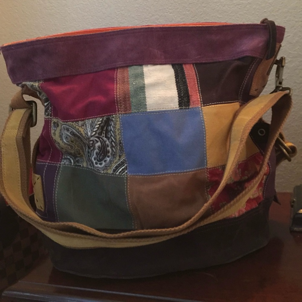 Lucky Brand Suede Hobo Bag ( Like new )